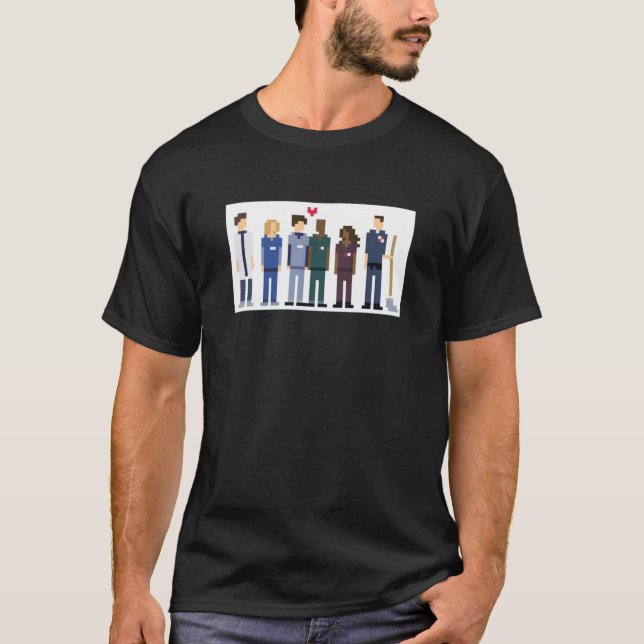 T-shirt Scrubs, série TV Scoop (Devant)