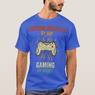 T-shirt Scrum Master Par Jour Jeu Par Nuit