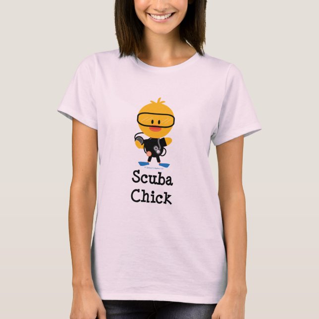 T-shirt Scuba Chick Ringer Tee (Devant)