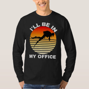 T-shirt Scuba Diver Ceci Est Mon Bureau