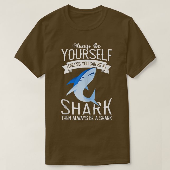 T-shirt Scuba Diver Être Un Requin Drôle Semaine De Requin (Design devant)