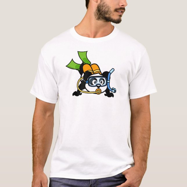 T-shirt Scuba Panda (Devant)