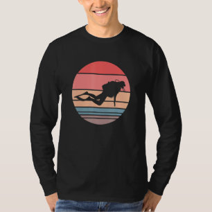 T-shirt Scuba Retro Sunset Plongée sous-marine