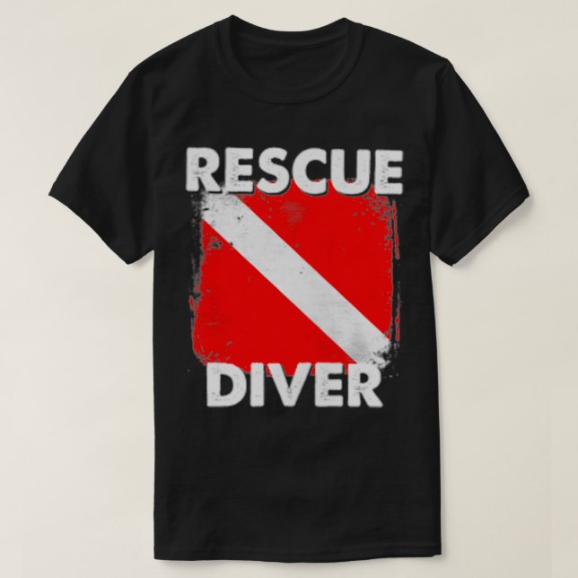 T-shirt SCUBA Secourir Diver Instructeurs Étudiants Divema (Design devant)