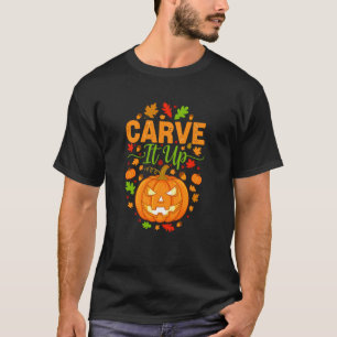 T-shirt Sculpte-le Jack O Lantern Citrouille Halloween Con