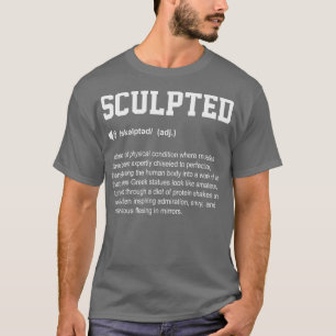 T-shirt Sculpted Funny Dictionary Gym Signification