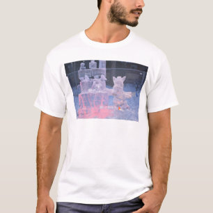 T-shirt Sculpture de glace artistique sportive gravure cad