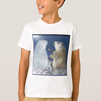T-shirt Sculpture en glace de jour de Groundhog