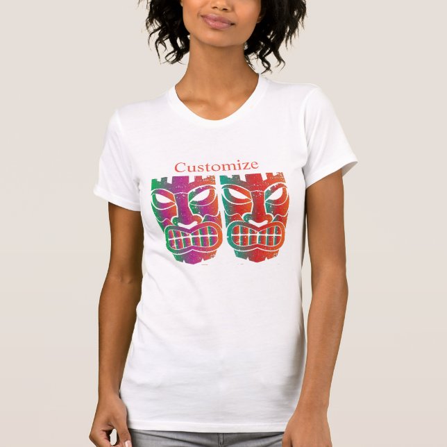 T-shirt Sculpture Twin Tiki Thunder_Cove (Devant)