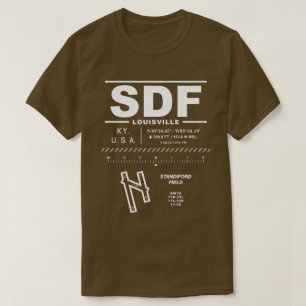 T-shirt SDF de l'aéroport international de Louisvi