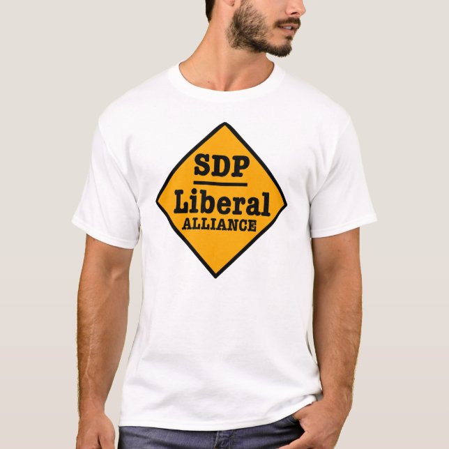 T-shirt SDP Alliance libéral signent (Devant)