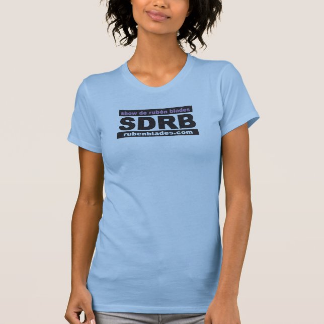 T-shirt SDRB_ladies_BLUE (Devant)