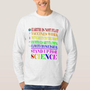 T-shirt Se battre pour la science amusante et vraie