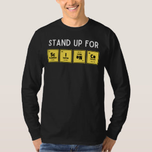 T-shirt Se Déplacer Pour Science Table Périodique Chimie S