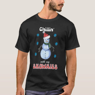 T-shirt Se détendre avec mes Snowmies