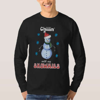 T-shirt Se détendre avec mes Snowmies