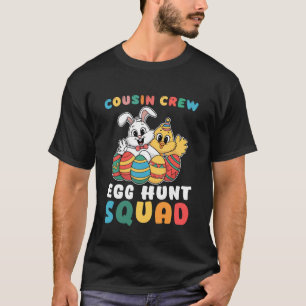 T-shirt Se détendre avec mon équipe de Pâques Œuf équipage