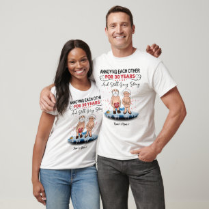 T-shirt Se Fâcher L'Un L'Autre Pour, Accent Personnalisé