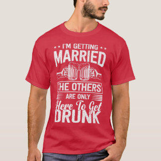 T-shirt Se marier Funny Bachelor Party Stade Groom Ga
