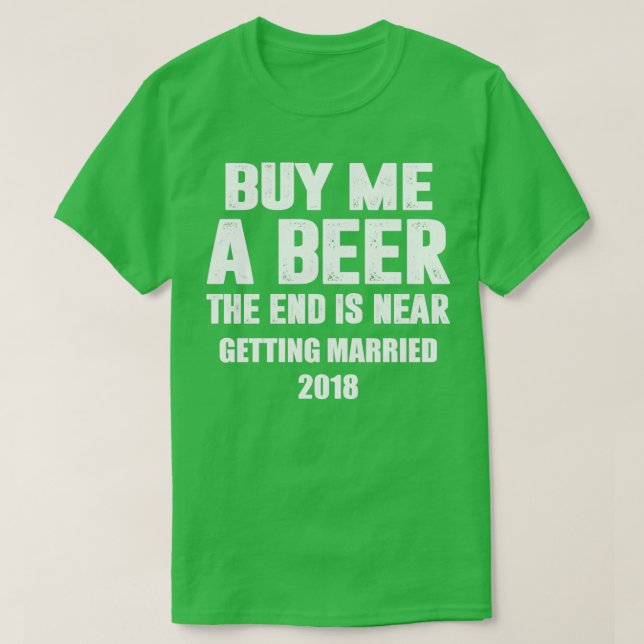 T-shirt Se marier pour les garçons enterrement de vie de g (Design devant)