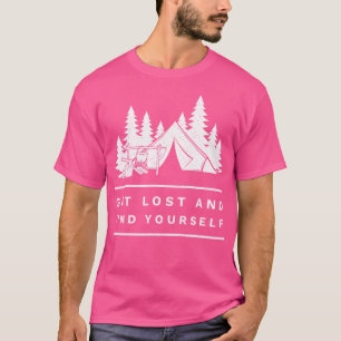 T-shirt Se Perdre Et Se Trouver En Camping Dépêché