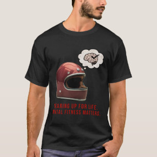 T-shirt Se Préparer Pour La Vie. Sticker pour fitness ment