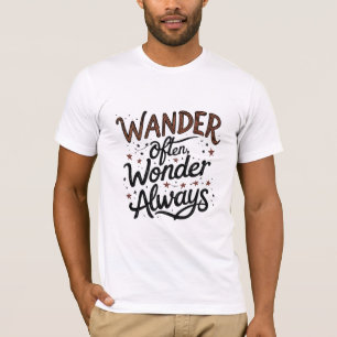 T-shirt Se Promène Souvent, Se Demande Toujours