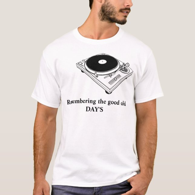 T-shirt Se rappeler la bonne vieille journée (Devant)