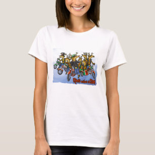 T-shirt "Se rebelle le tee - shirt de dames sans Claus"