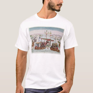 T-shirt Se réunir entre le napoléon I et le tsar Alexand