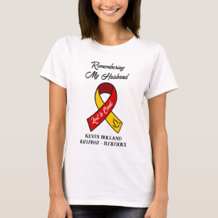 T-shirt Se souvenir de mon mari   Lost to Covid Memorial