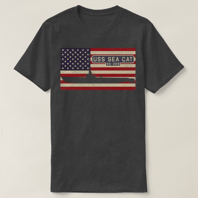 T-shirt Sea Cat SS399 Classe 2ÈME GUERRE MONDIALE Balao so (Design devant)