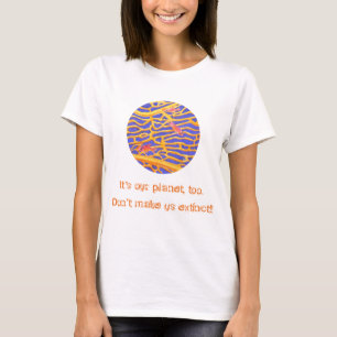 T-shirt Sea Goldies Lace Coral "C'est aussi ma planète !"