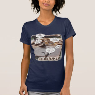 T-shirt Sea Lion Team 6 Drôle Ocean Life Slogan