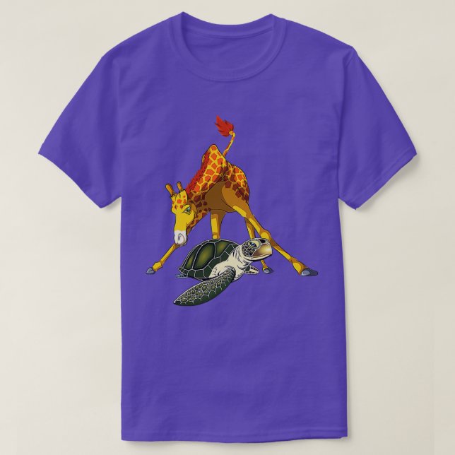 T-shirt Sea Turtle Cute Africa Animal Zoo (Design devant)