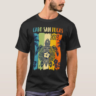 T-shirt Sea Turtle Retro Cabo San Lucas Mexique Famille Va