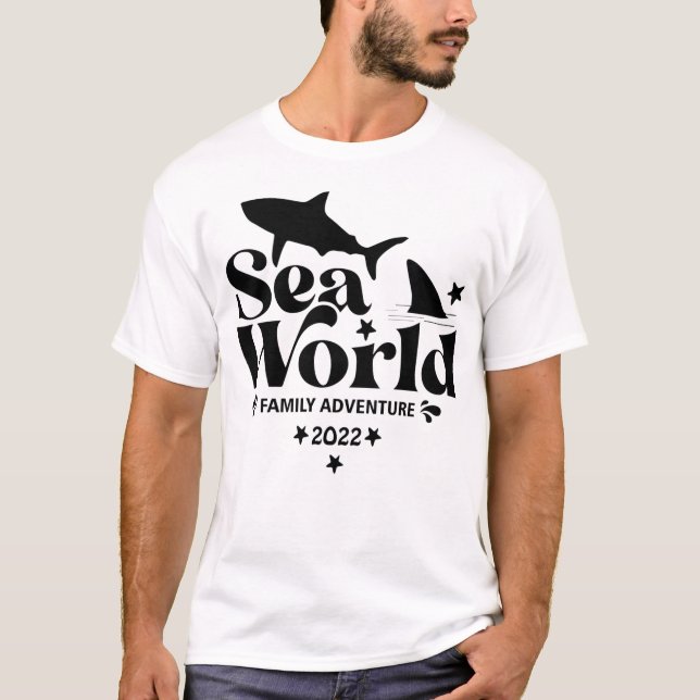 T-shirt Sea World Family Adventure 2022 (Devant)