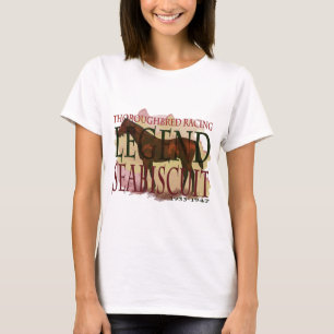 T-shirt Seabiscuit - légende de emballage de pur sang