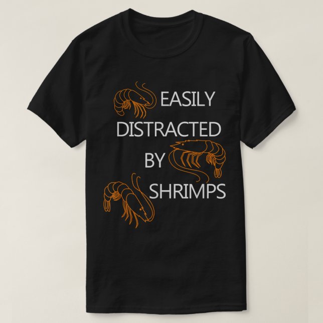 T-shirt Seafood and Prawns Ironic Saying Seafood Lover  (Design devant)