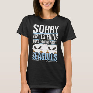 T-shirt Seagull Cite Des Mouettes De Mer Je Pensais À Seag