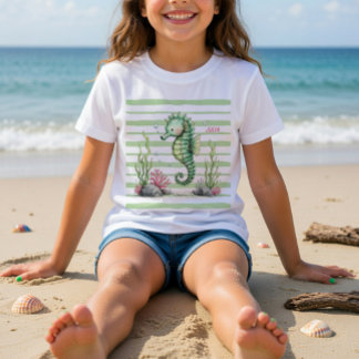 T-Shirt Seahorse in the Garden of Tides