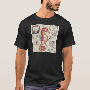 T-shirt Seahorse Shabby