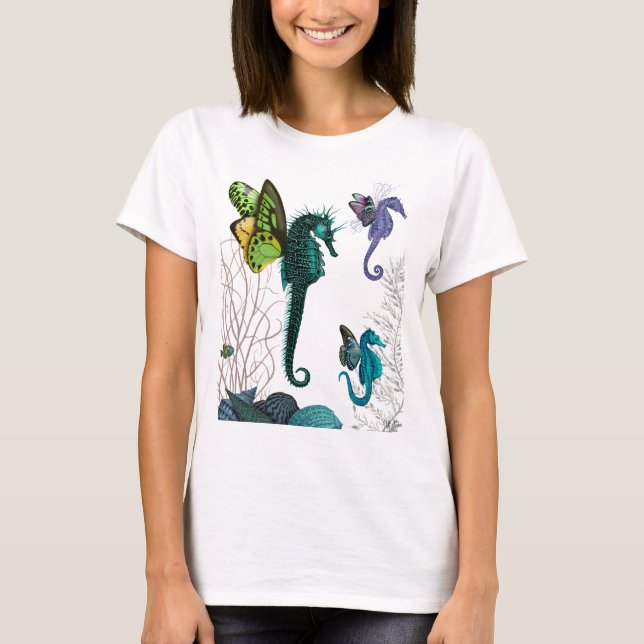 T-shirt Seahorse Trio Avec Ailes (Devant)