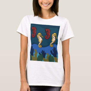 T-shirt Seahorse Vie marine Océan Poisson Animal