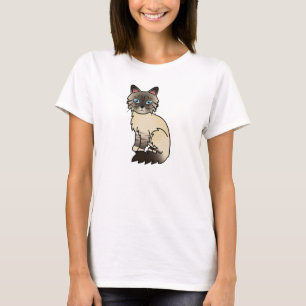 T-shirt Seal Point Tabby Birman / Ragdoll Cat