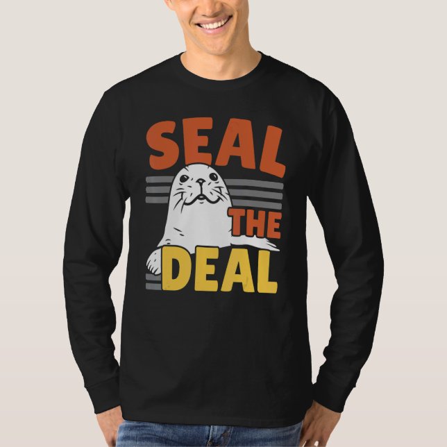 T-shirt Seal The Deal Underwater Animal Marine Biology Sea (Devant)