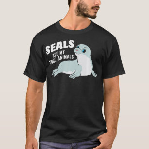 T-shirt Seals Are My Spirit Animal Funny Seals Lover