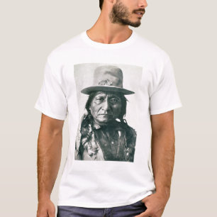 T-shirt Séance Taureau (1831-1890) (photo de b/w)