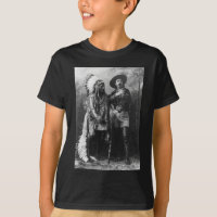 Séance Taureau et portrait de Buffalo Bill à