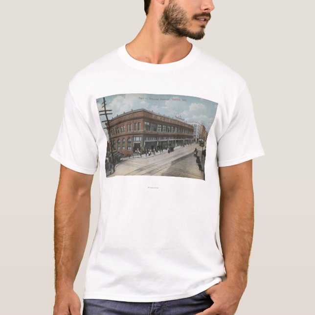 T-shirt Seattle, avenue Frederick et Nelson de WASecond (Devant)